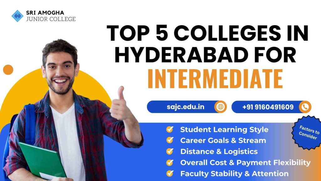 Top 5 Colleges in Hyderabad for Intermediate- SAJC- Sri Amogha Jr College
